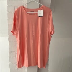 NWT croft&barrow apricot blush color top